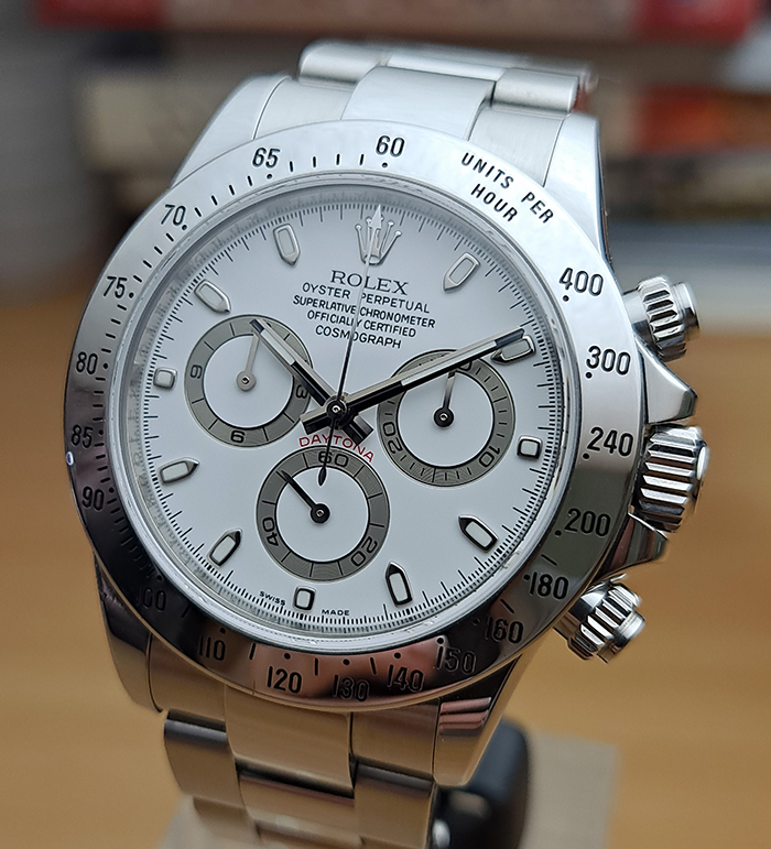 Rolex Daytona Stainless Steel White Dial Ref. 116520